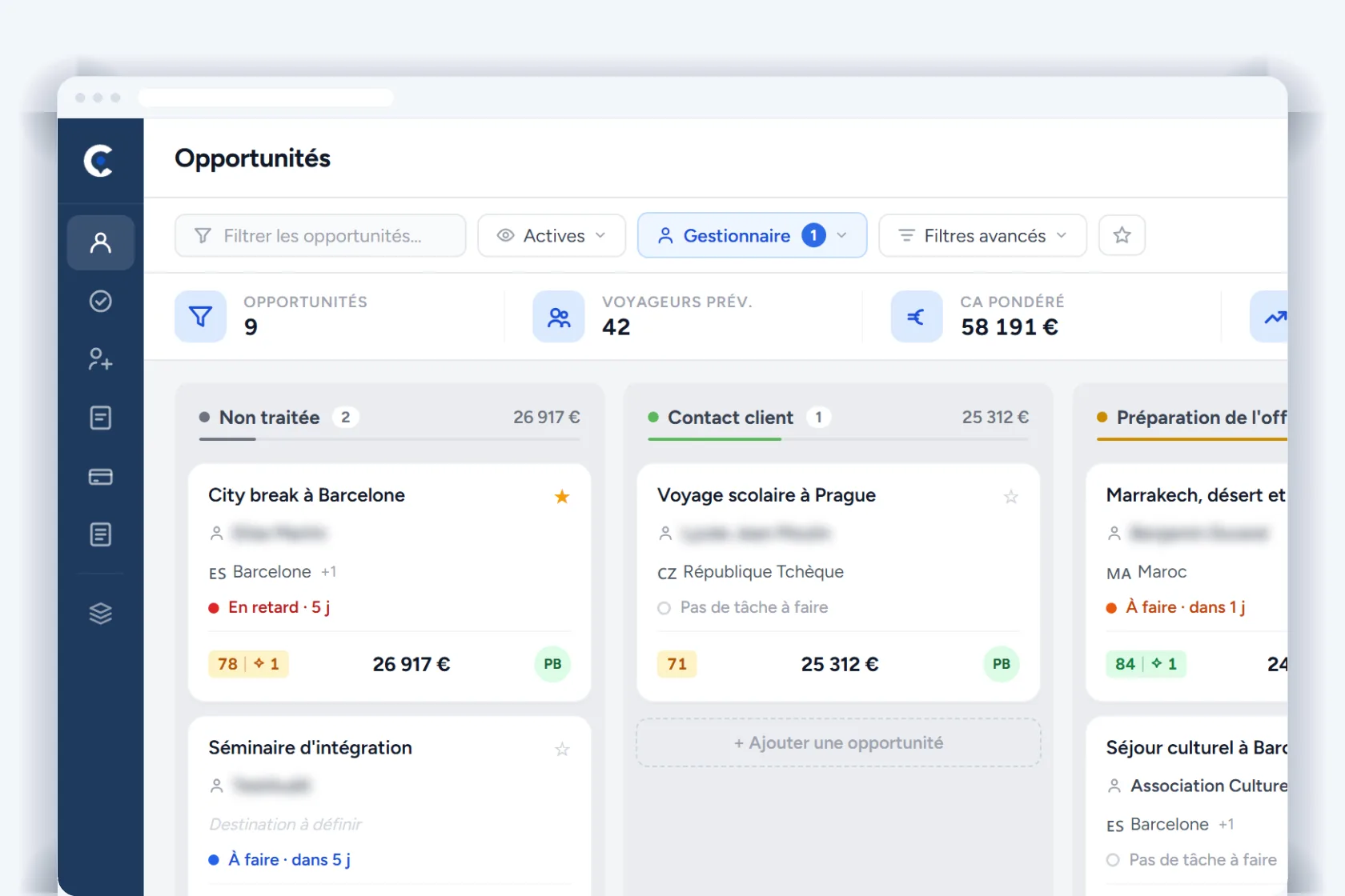 CRM & Gestion commerciale