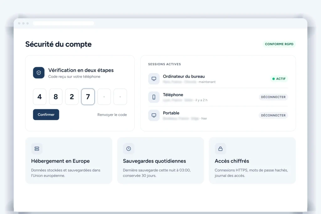 Personnalisation & Sécurité
